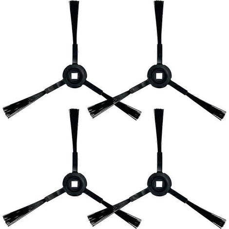 Lot de 4 brosses latérales pour Blaupunkt BPK-VCBB1XTE/VRillo J300 accessoires de balayeuse brosse latérale pièces de rechange (1/5)