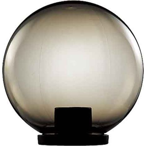 VELAMP Sphère d'extérieur en PMMA, 250mm, E27, fumée