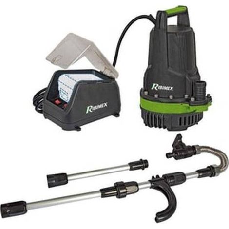 Pompe Vide-Fût et Vide-Cave R-BAT20 - Sans Batterie ni Chargeur - Performance Élevée et Pratique - D-Work