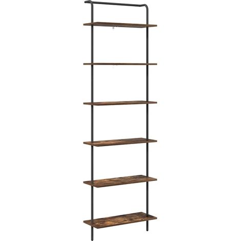 Maison Exclusive - Bücherregal Geräucherte Eiche 60 x 24 x 203 cm