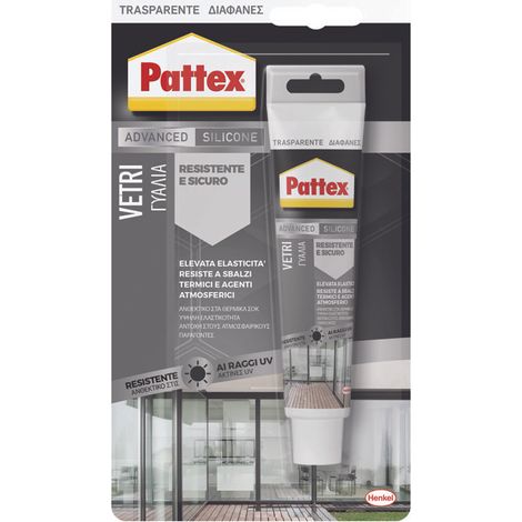 SILICONE PATTEX VETRI- - ml.50 - 3 blister HENKEL