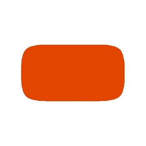Etichette per barattoli 5,5x3 cm per conserve, 84 pezzi, arancione opaco (1/2)