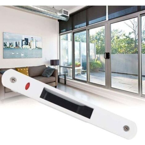 Sliding Door Window Hook Lock, Aluminum Alloy Sliding Door Hook Lock, White 1pc (1/4)
