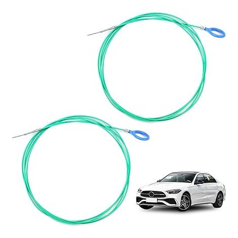 Cepillo de limpieza para techo corredizo de coche, 2 piezas, flexible, de 300 cm, extra largo, con manguera de alambre flexible para depósito de techo corredizo. (1/5)
