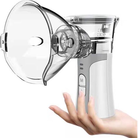 Nébuliseur domestique à ultrasons, atomiseur à compression portable, micro-grille piézoélectrique, humidificateur (1/5)