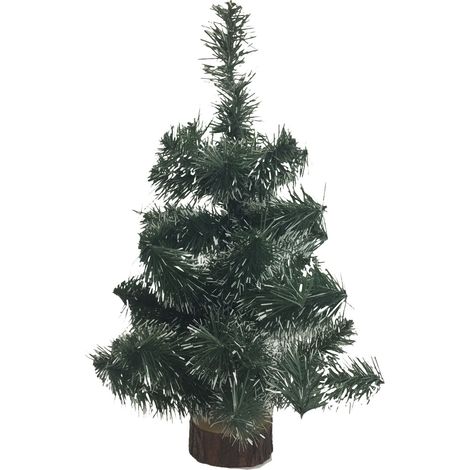 Albero di Natale Todina, Ignifugo si Plastica, no Legno, Base Inclusa Made in Italy, Diametro Massimo 20 cm, 60h cm Verde