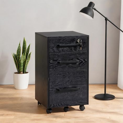 Meuble de rangement de bureau nero 39,2 x 40 x 65,4 cm (1/5)