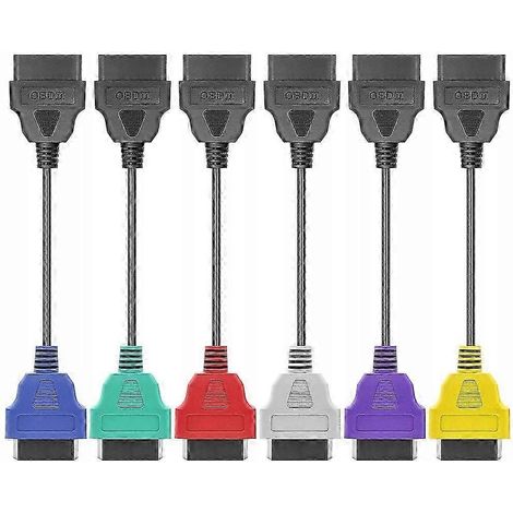 Juego de 6 adaptadores para Multiecuscan Mes Fiat Alfa (1/5)