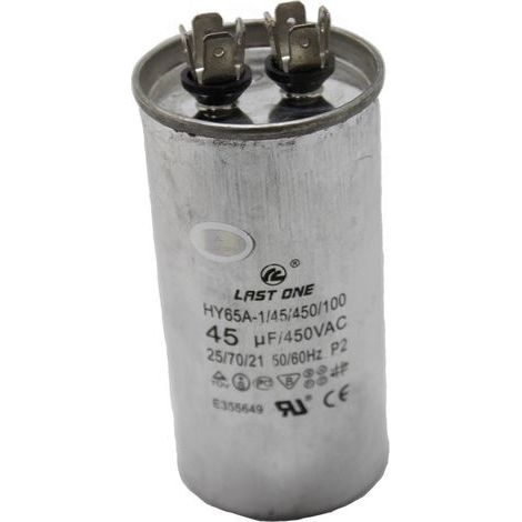 Condenseur de climatisation 45uf 450v 50x100mm 12ag6045 45mf450v/air
