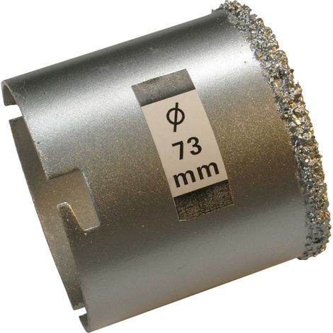 Outil de perçage BGS Technic scie cloche diamant 73 mm
