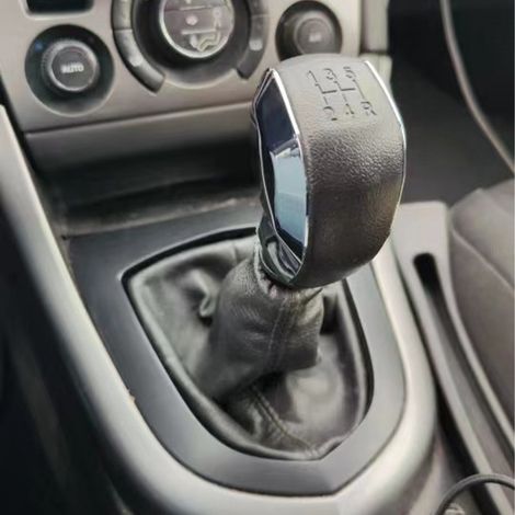 Passend für Peugeot Citroën C4 206 207 307, Ersatz-Schaltknauf für den Innenraum, schwarzer Schaltknauf mit Adapter, eine Packung. (1/4)