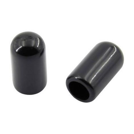 BOUCHON D'EXTRÉMITÉ NON RÉTRACTABLE TRU COMPONENTS TC-EP-0412203 1592745 NOIR 100 PC(S) (1/2)