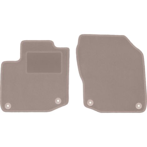 Alfombrillas delanteras beige para Honda Civic IX hatchback (2012-)
