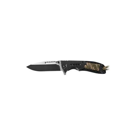 COLTELLO TATTICO PIEGHEVOLE LAMA IN ACCIAIO INOX  lama cm.21,5  26357    AUSONIA