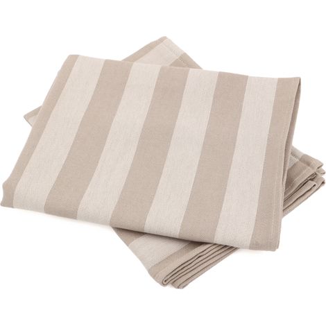 Lot de 2 torchons de cuisine toile coton PAT 50x70 cm