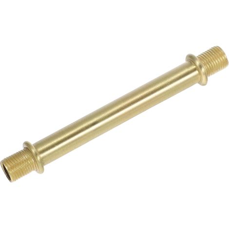 Tube de Lampe en Cuivre Fileté M10, Tige Droite Creuse Double Tête (1/5)