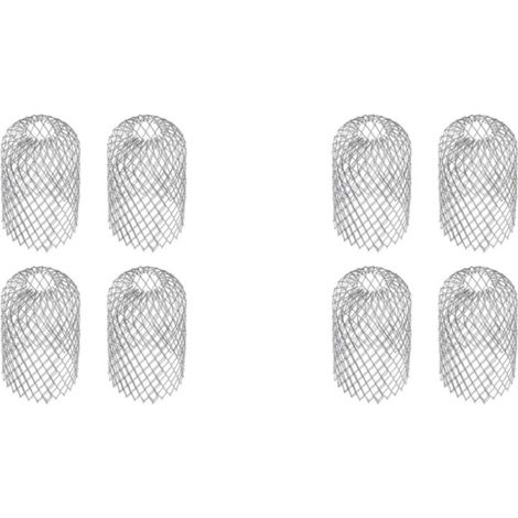 Protezione per grondaia regolabile in alluminio – altezza 16 cm, diametro 8 cm, quantità 1/2/3/5 pezzi (1/5)