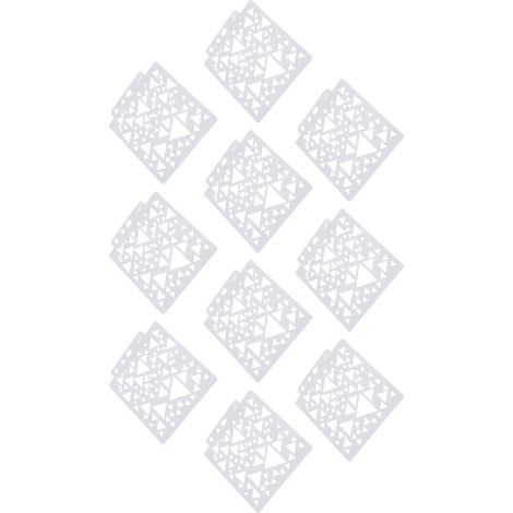 Un ensemble de 10 gabarits réutilisables, fabriqués en PET lisse et perforé, est parfait pour la création de cartes et autres loisirs créatifs. (1/5)