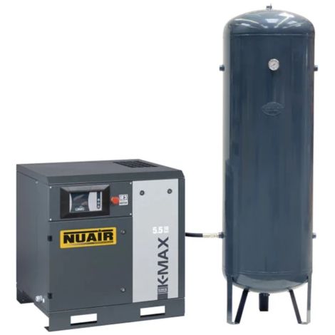 Compresseur d'air à vis silencieux 7,5 CV 500 L NUAIR (1/2)