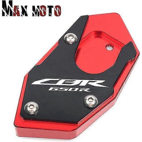 Seitenständer-Verlängerungsplatte für Honda CBR650R, CBR650F, CB650R, CB650F (2019–2020) – Rot