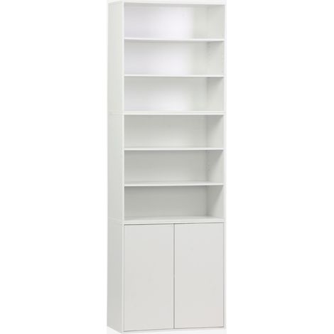 Libreria modulare con 2 ante e 5 livelli