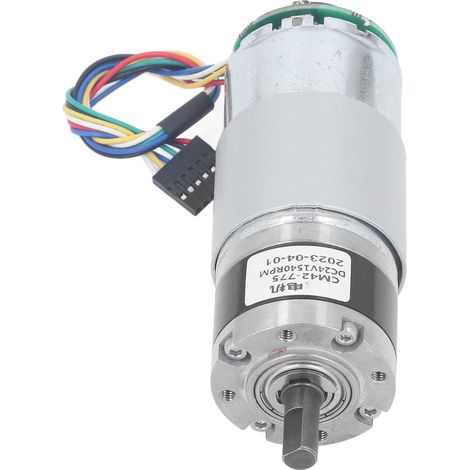 Moteur à engrenages planétaires 24V 1540RPM, réducteur de vitesse haute torsion, générateur mini DIY, sens horaire et antihoraire, CCW CW. (1/5)