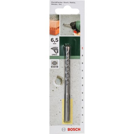 Bosch Home and Garden 2609256904 - Broca Uneo SDS-Quick hormigón, Nero, 6,5 x55 x100 (1/5)