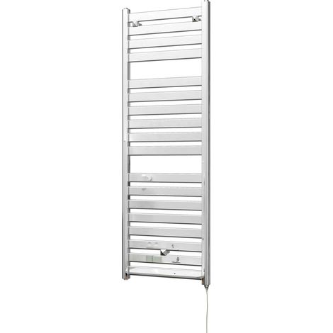 Capri - Chrome Electric Towel Rail H1420mm x W500mm Straight 300w Standard (1/3)