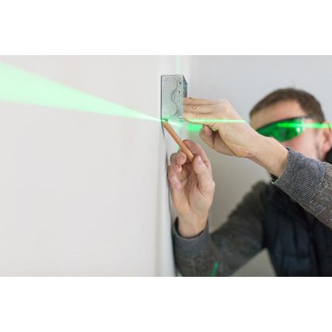 Grüne Strahlenbrille
