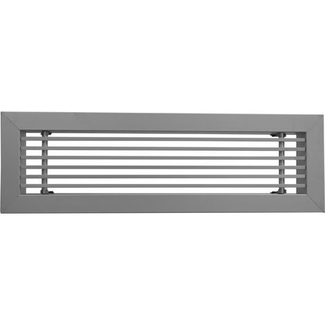 Grille linéaire de soufflage/reprise, aluminium, 285 à 820 m3/h, D 400 x 300 mm S&P (UNELVENT) 850959