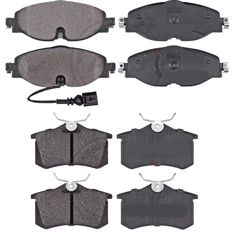 KIT PASTIGLIE FRENO ANTERIORI E POSTERIORI compatibile con VW PASSAT ALLTRACK B8 VARIANT (3G5,CB5) / PASTIGLIE FRENANTI AUTO OEM P 85 144  P 85 126  P 85 147,P 85 124 / SOSTITUZIONE DIRETTA / BASSA PO