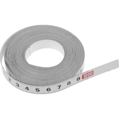 Kisangel Règle Adhésive Autocollante Mètres pour Établi Ruban Métrique et Ajustable pour Mesure Précise Menuiserie et Bricolage
