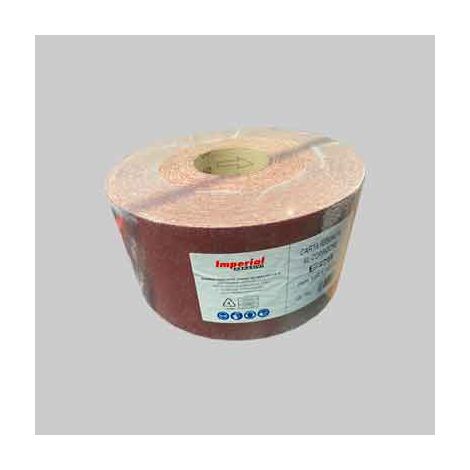 Carta abrasiva 'e 28' grana 120 - rotolo mm 120x50 mt (50 metri lineari) IMPERIAL ABRASIVI