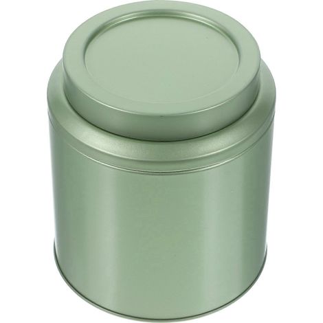 Boîte à thé en métal avec couvercle hermétique, compatible avec le rangement du café et du thé (1/5)