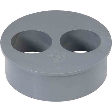 Tampon de réduction mâle/femelle Ø 100/40/40 mm – Raccord d'évacuation PVC – Installation simple pour plomberie – Conforme norme NF-Me (1/2)