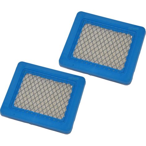 2 X filtre à air pour tondeuse B&S Iseki John Deere MTD Sabo Stiga 491588 399959 (1/2)