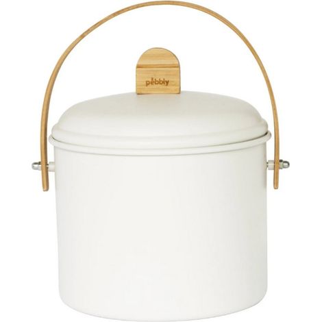 3,5-liter-komposteimer in beige - Pebbly - NBA202
