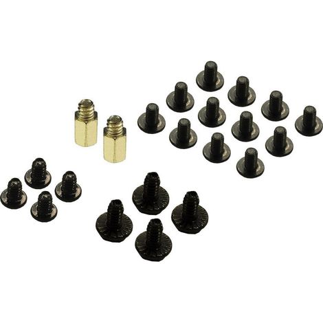 Juego de tornillos de montaje Akyga AK-CA-03 para cajas ATX, fuentes de alimentación y unidades de CD/DVD.