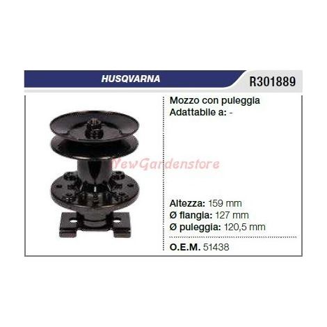 Mozzo portalama con puleggia HUSQVARNA tagliaerba rasaerba tosaerba R301889