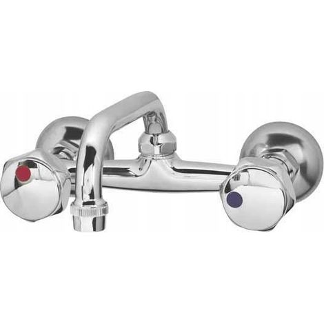 MISCELATORE LAVABO A PARETE ECO (1/2)