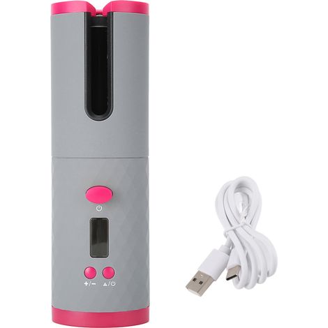 Fer à boucler sans fil rechargeable USB, outil de coiffure automatique portable pour boucles (1/5)