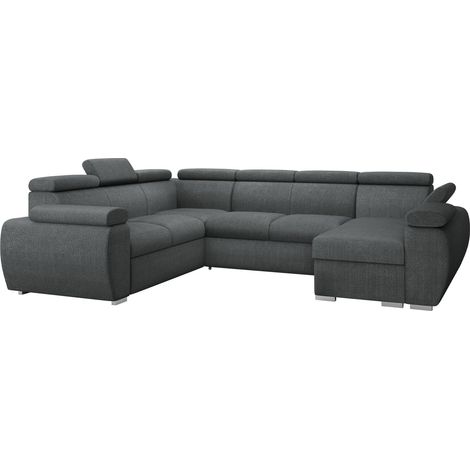 Sofá rinconero Columbus 214, Derecha, Función de descanso, Almacenaje, 325x260x85cm, 0