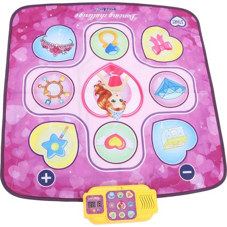 Tapis de Danse Musical LED pour Filles de 3 à 8 Ans - Violet - Tapis de Danse Musical LED pour Filles de 3 à 8 Ans - Violet (1/5)