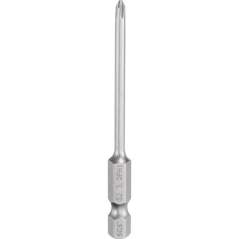 Embout De Tournevis Cruciforme 1 Ph1 75mm L Acier S2 (1/5)