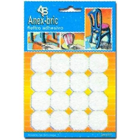FPLUS fieltro 8560 adhes.16 cuadrados 21x21mm blanco , fieltro 8560 adhes.16 cuadrados 21x21mm blanco