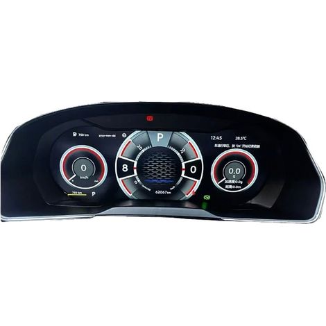 Quadro strumenti, compatibile con Golf 7/7.5, display ad alta visibilità, nero