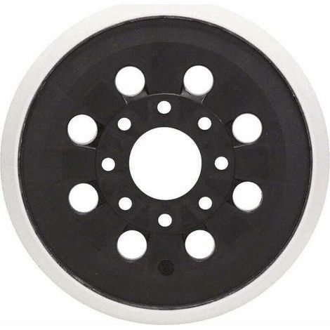 Lot de 2 patins abrasifs de rechange pour ponceuse orbitale, diamètre 127 mm, 8 trous, compatibles avec modèles courants (1/5)