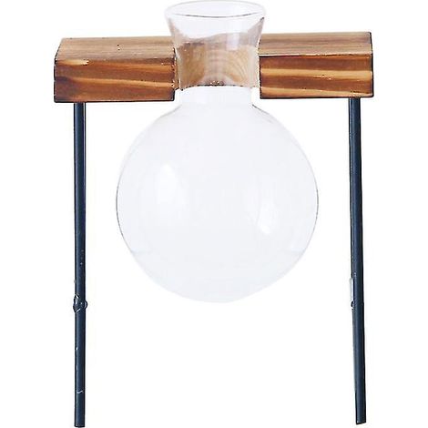 1 pot de fleurs rond en verre (1/3)
