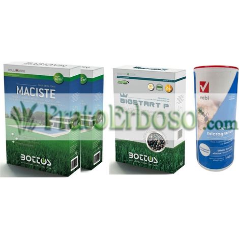 Kit de siembra listo para césped - 50 m2