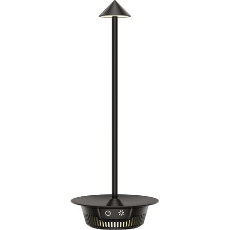 Techly Lampada LED RGB Nera Minimalista Senza Fili (1/4)